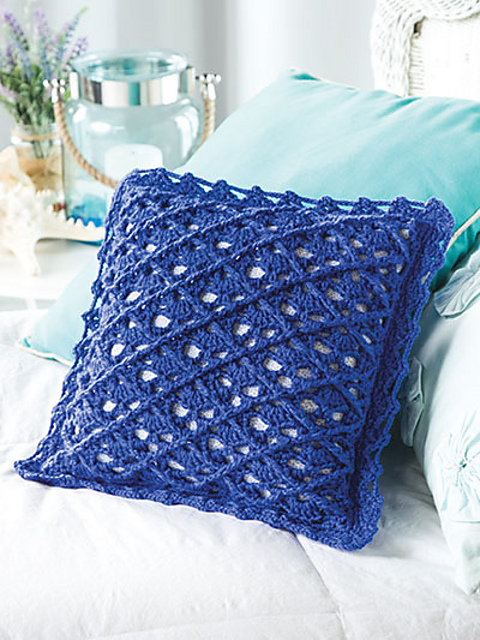 Lattice Stitch Pillow
