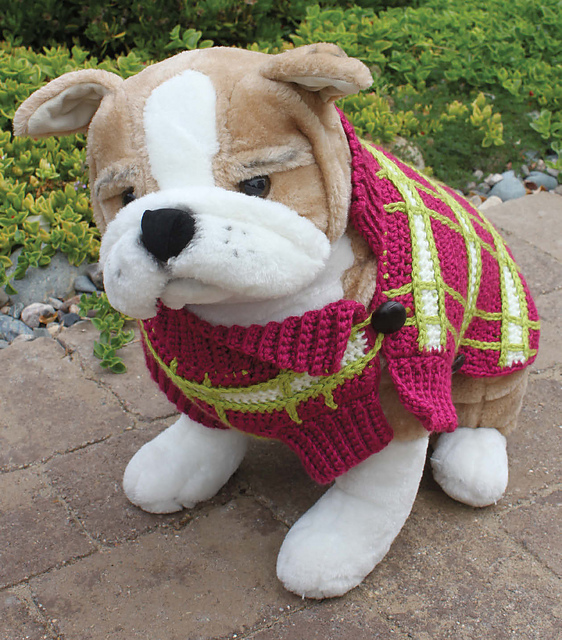 Poppy’s Plaid Dog Sweater
