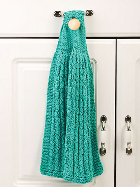 Mock-Cable Rib Dish Towel