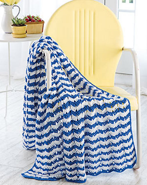 Clever Chevron Throw