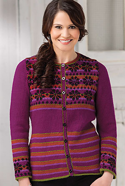Stranded & Striped Cardigan