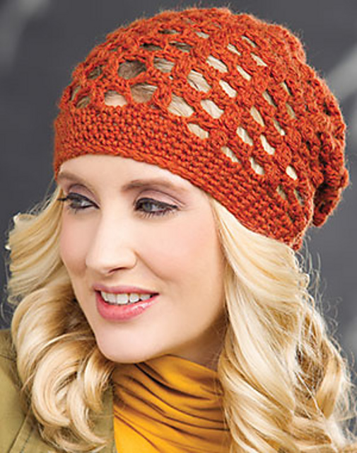 Eyelet Slouch Hat