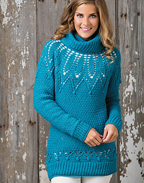 Lace Yoke Pullover