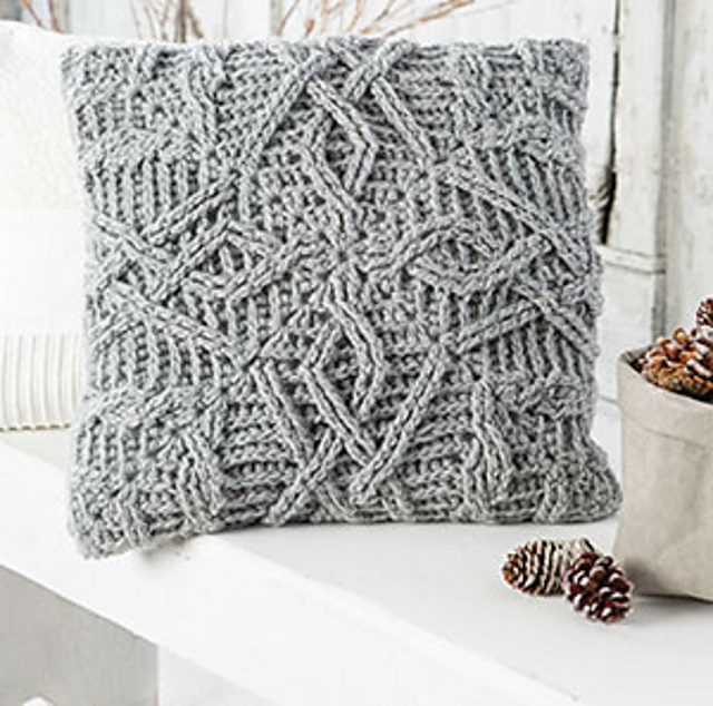 Braided Glory Throw Pillow
