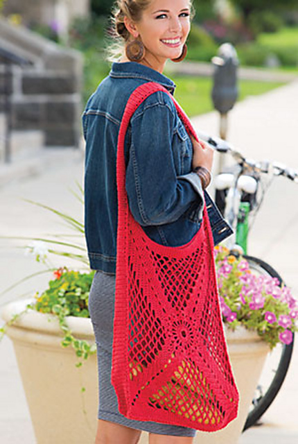 Radiant Motif Market Bag