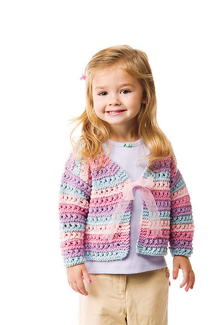 Lacy Stripe Cardigan
