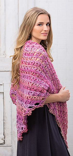Rose Garden Shawl