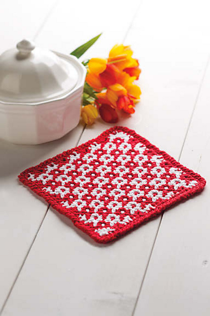 Woven-Look Hot Pad
