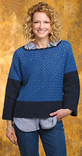 Color-Block Chic Pullover
