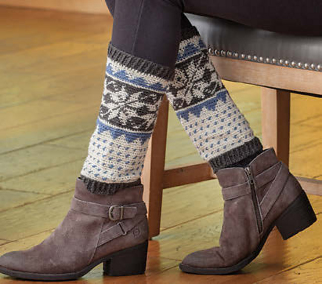 Snowflake Leg Warmers
