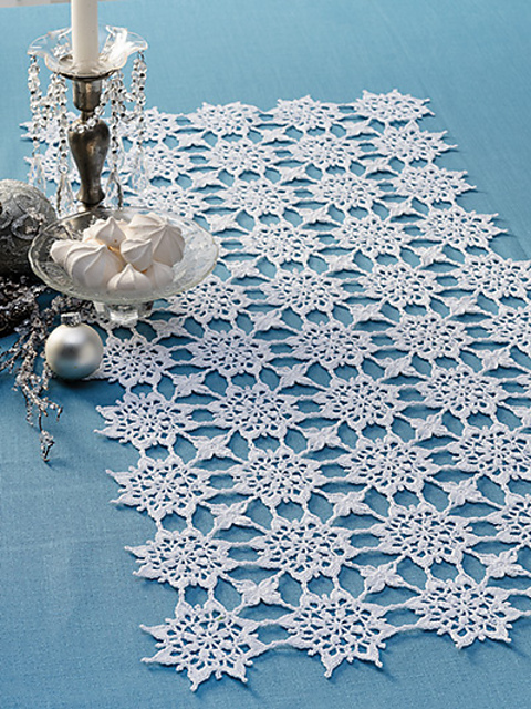 Snowflower Table Runner