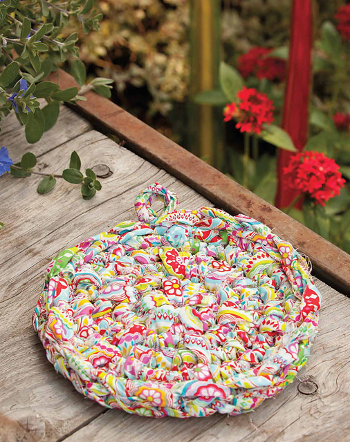 Floral Fabric Hot Pad