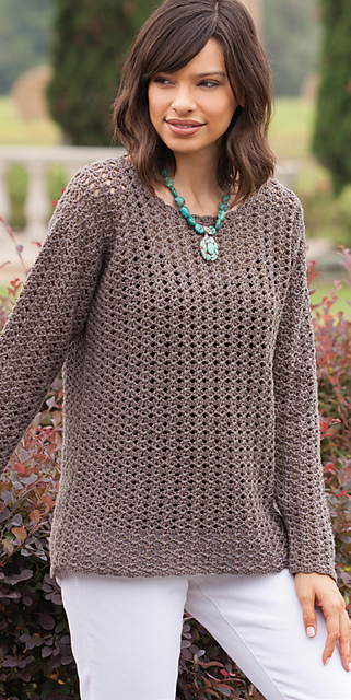 Easy Top-Down Macchiato Sweater