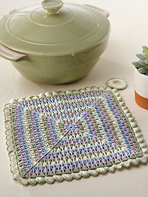 Pastel Pot Holder