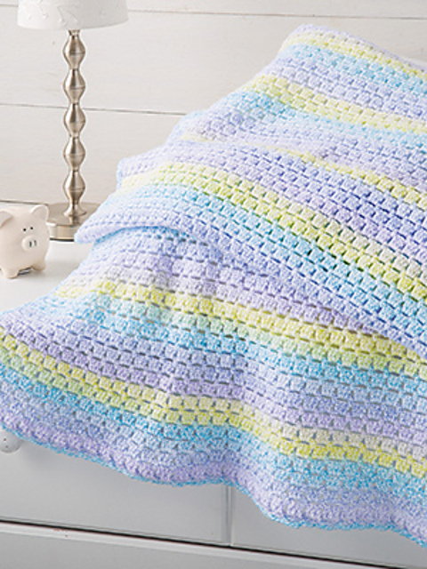 Painted Boxes Baby Blanket