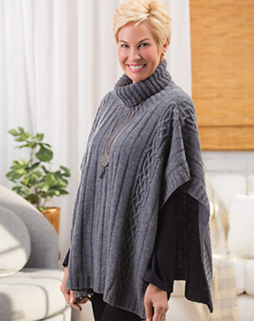 Espresso Poncho