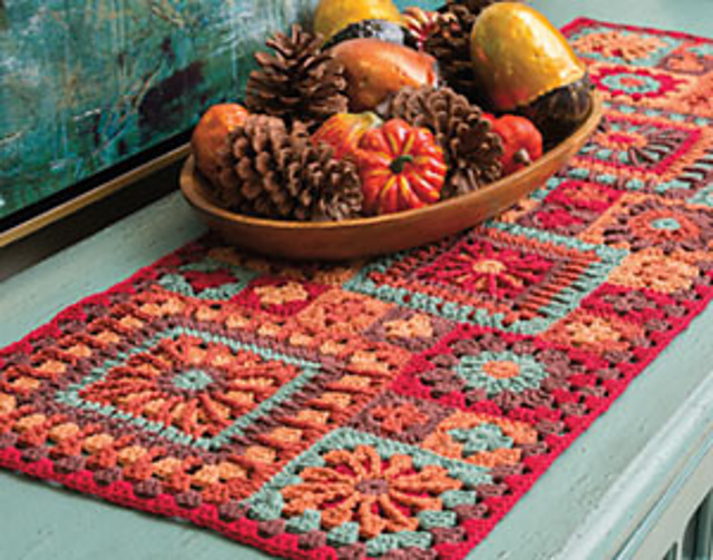 Many Mini Grannies! Table Runner
