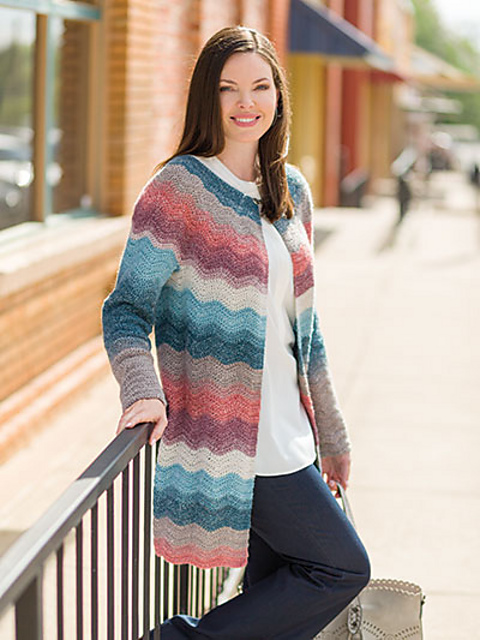 Curiosity Chevron Cardi