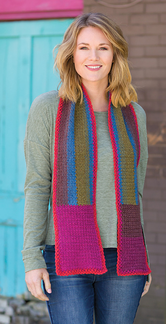 Up, Down, Across & Around Scarf
