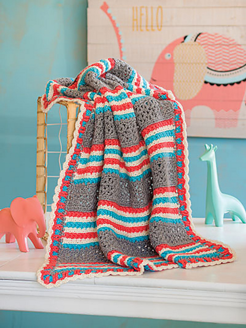 Star Stitch Blankie For Baby