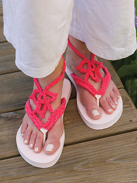 Welcome Spring Flip-Flops