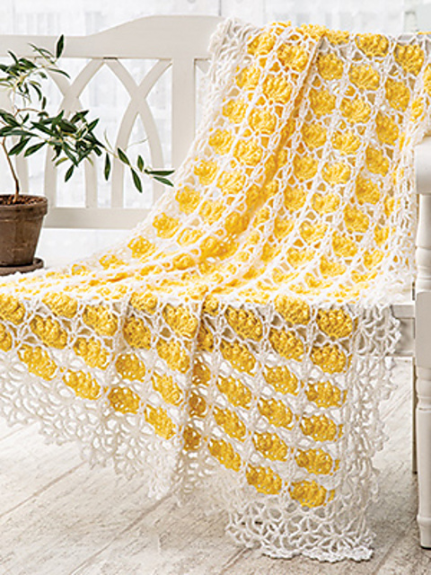Blossoms in Lace Throw