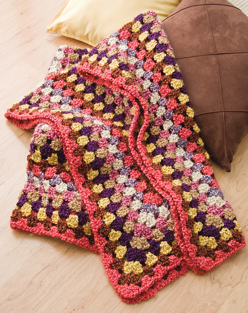 Ravelry Rectangular Granny Afghan pattern by Marty Miller