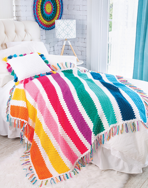 Boho Stripes Blanket