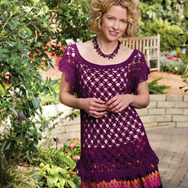 Raspberry Lace Top