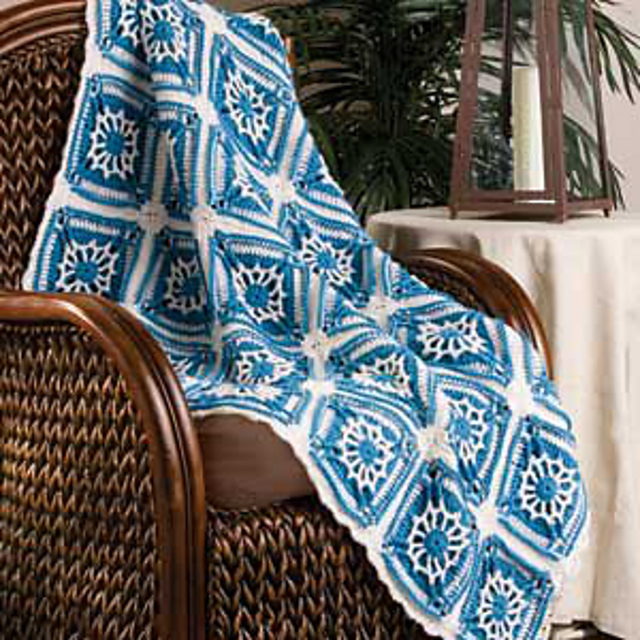 Mediterranean Dreams Afghan