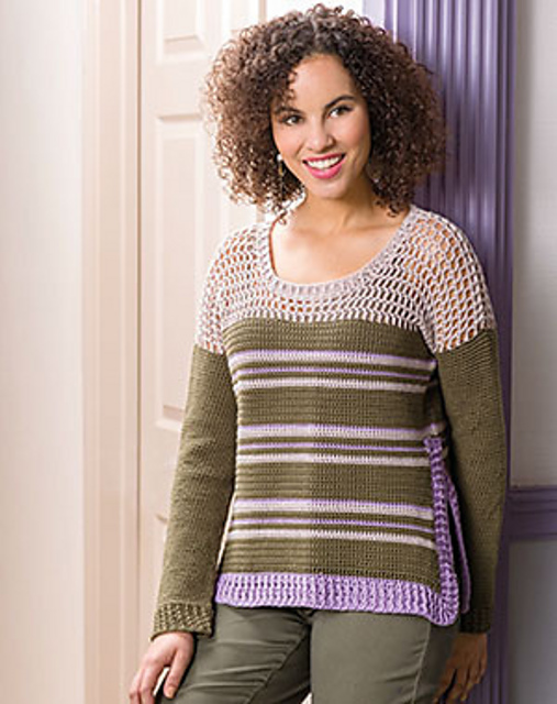 Side Split Casual Pullover