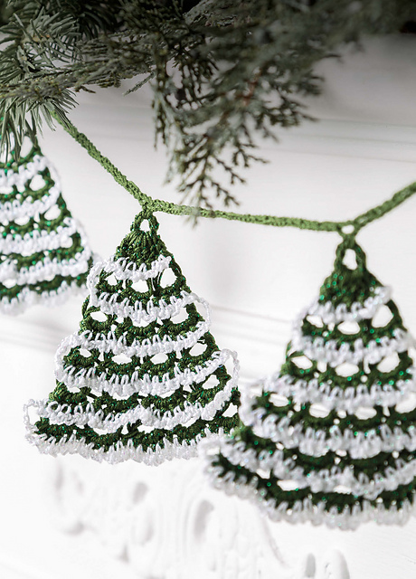 Snowy Trees Garland