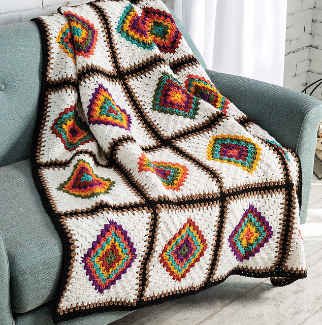 Center-to-Corner Afghan