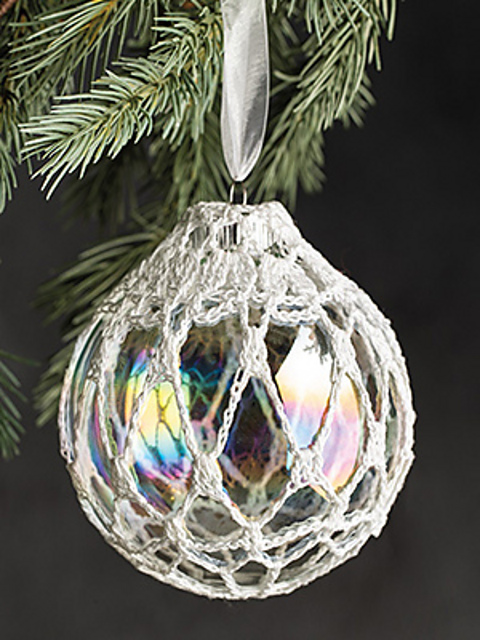 Lace Snowball Ornament