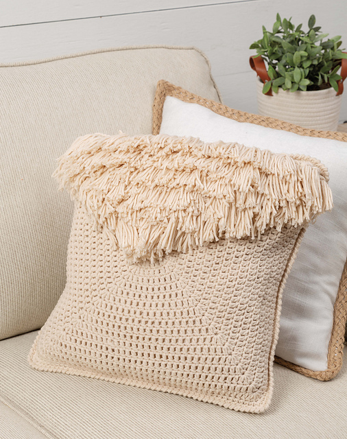 Fresh Fringes Pillow