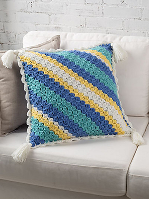 Striped C-2-C Pillow