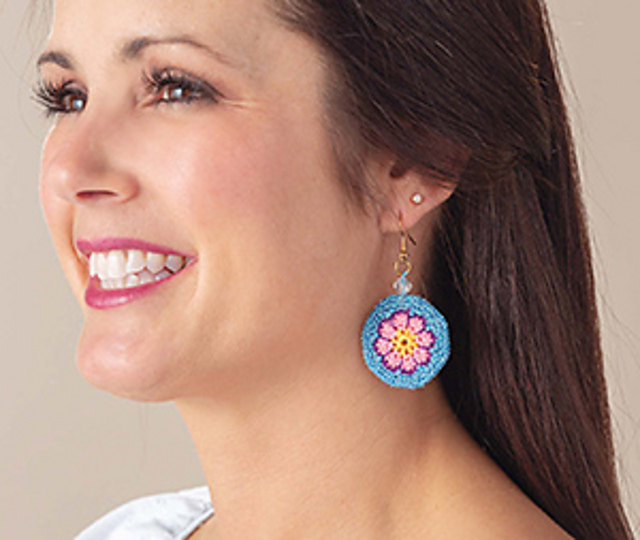 Mini Mandala Earrings