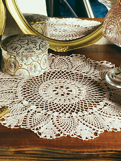 Tulip Time Doily