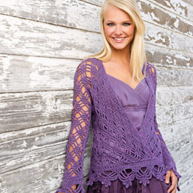 Purple Mist Kimono Sweater
