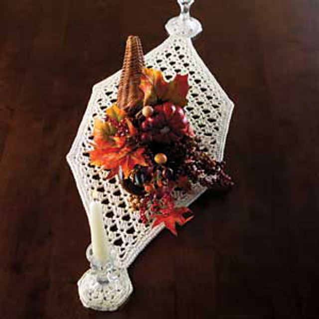 Crystal Eyelet Table Runner