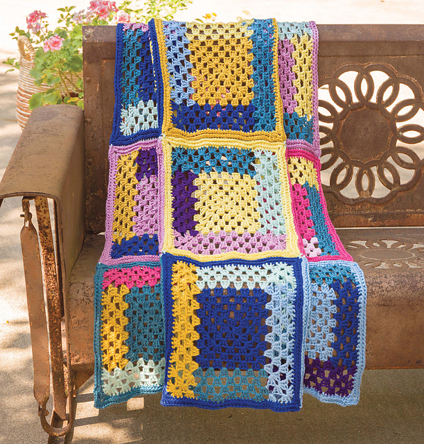 Summertime Log Cabin Throw