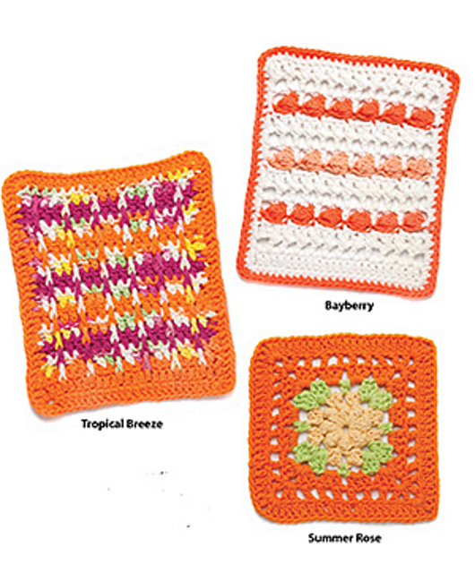 Trio of Summer Dishcloths