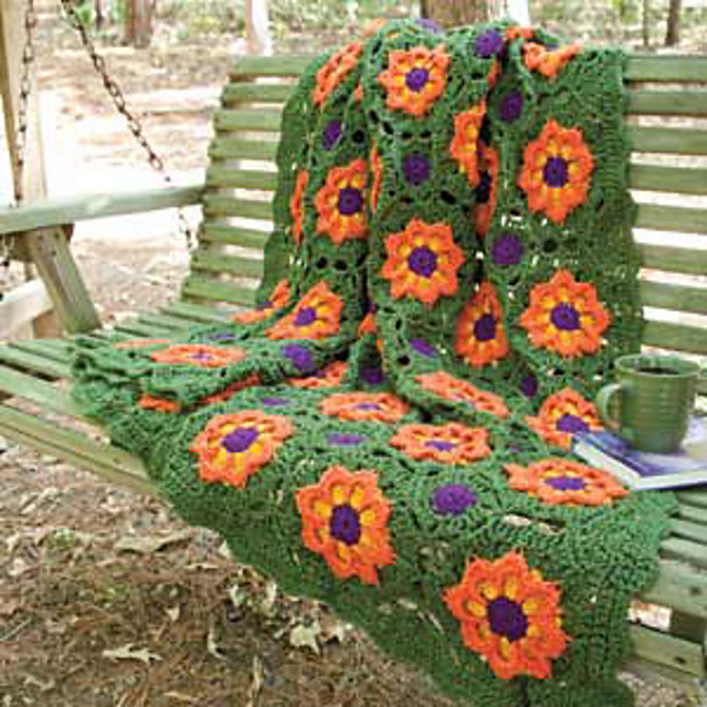 Flower Tiles Throw