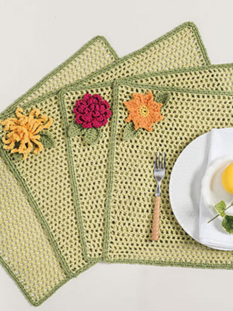 Flower Garden Place Mats