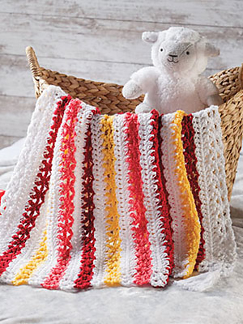 Star Flowers Baby Blanket