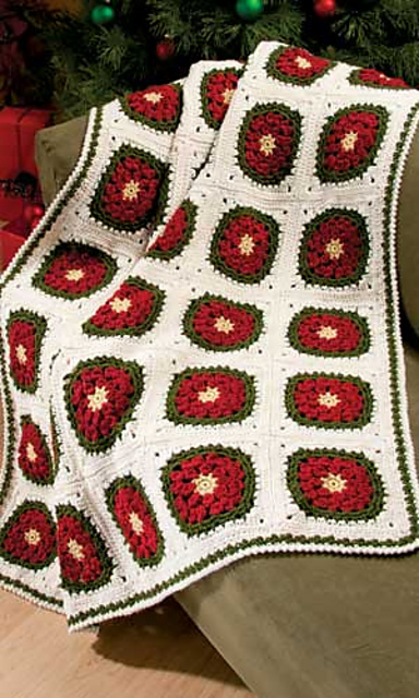 Winter Blooms Blanket
