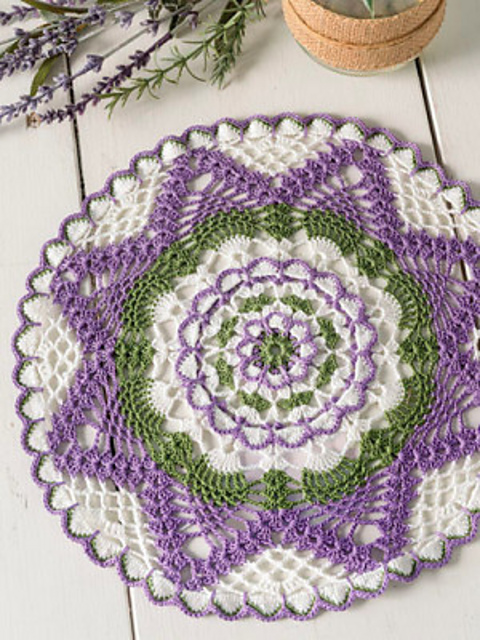 Summer Floral Doily