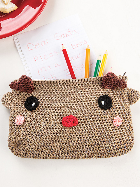 Reindeer Pencil Case