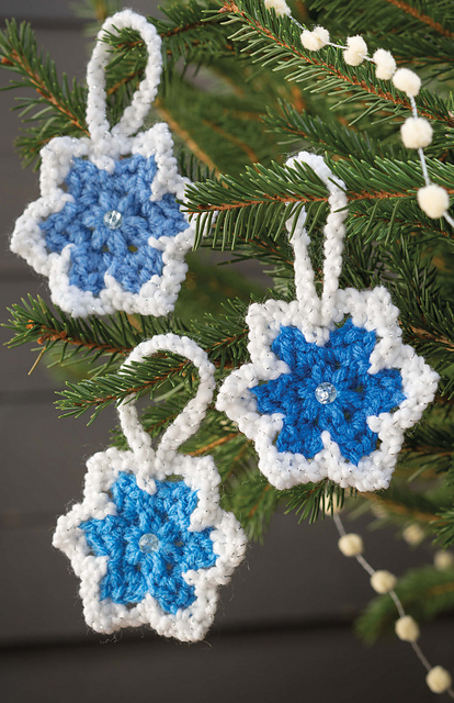 Glittery Star Ornaments