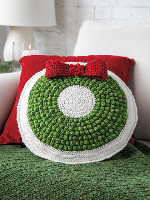 Jolly Wreath Pillow
